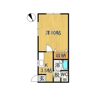 エステート・パレC【2階】の間取り