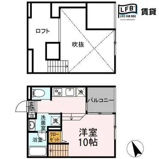 メゾン・ド・ボヌール毛利町【1階】の間取り