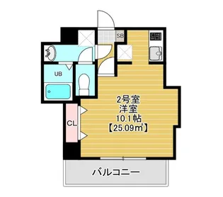 エステラスワン【4階】の間取り