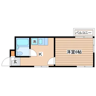 ブランハイム長町【4階】の間取り