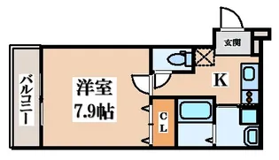 フジパレス鴻池新田駅北【2階】の間取り