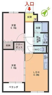 スパークル【3階】の間取り