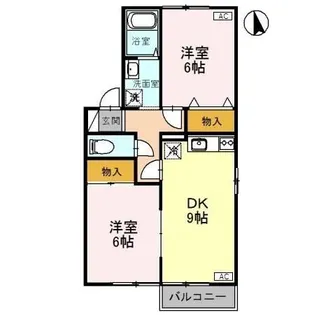 セジュール上冨居 A【1階】の間取り