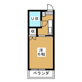 ハイドハウス【1階】の間取り