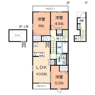 グレースフォレスト【2階】の間取り