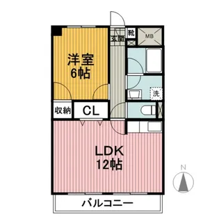 プラテーク綱島【2階】の間取り