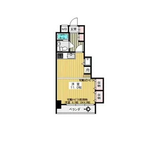 ダイアパレス東神田II【5階】の間取り