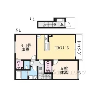 サンライズ・エイト【2階】の間取り