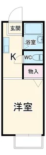 ビーライン【1階】の間取り