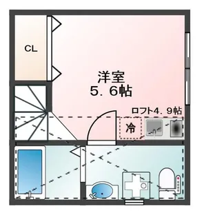Glanz西荻北【2階】の間取り