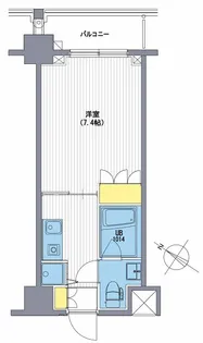 フラットAKH【3階】の間取り