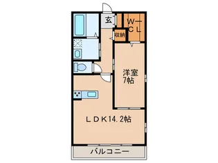 クリザンテーム【2階】の間取り
