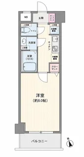 MFPRコート日本橋イースト【9階】の間取り