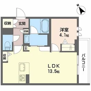 シャーメゾン 桜町 (新築)【3階】の間取り