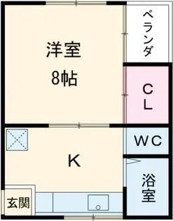 サンクススタジオ館林B棟【1階】の間取り