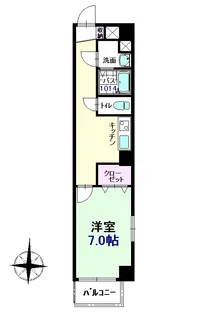 トウールミニヨン【3階】の間取り