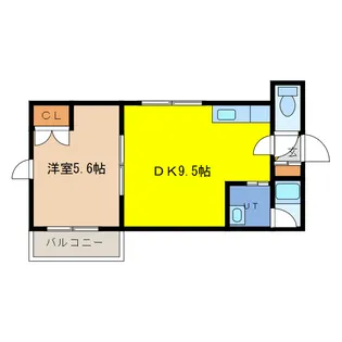 ラザール末広【2階】の間取り