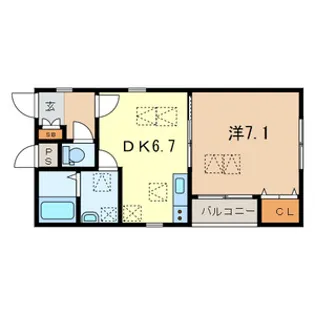 ルネス・ローズガーデン与野本町【1階】の間取り