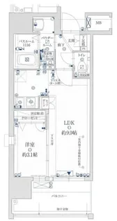 グランフォーレプライム 大手門【6階】の間取り