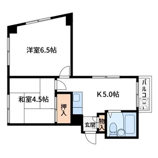 春原ビル【5階】の間取り