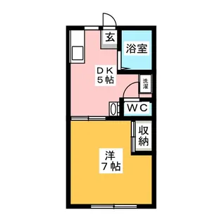 レオンハイツ【1階】の間取り