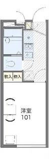 レオパレスライト【1階】の間取り