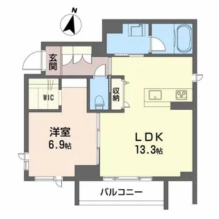 コンフォーザ立町【2階】の間取り