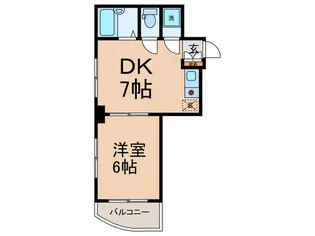ミハママンション【5階】の間取り