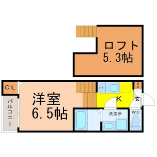 ハーモニーテラス元八事II【1階】の間取り