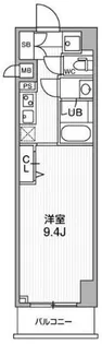 ALTERNA横濱阪東橋【9階】の間取り