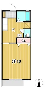 ヴィレッジ21【1階】の間取り