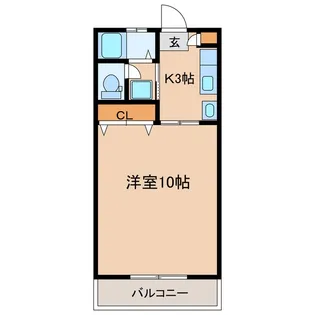 札元大丸マンション【2階】の間取り