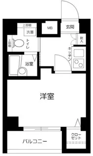 フェニックス新橋弐番館【8階】の間取り