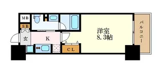 パークアクシス名古屋山王【4階】の間取り