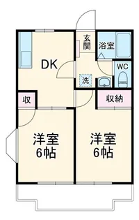 フジビューパレス【2階】の間取り