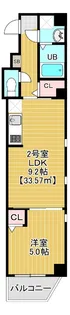 ジニアック 浅草【7階】の間取り