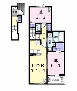 アーバン ライフ【2階】の間取り