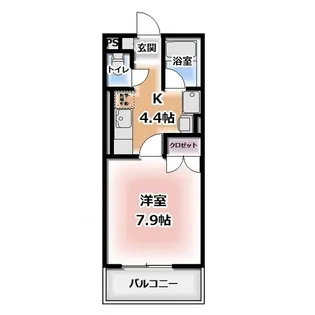 クレシェンド中屋敷【3階】の間取り