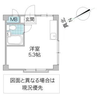 サンライトハイツ【3階】の間取り