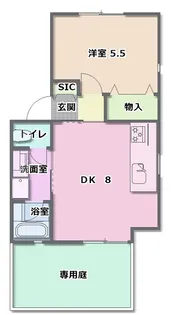 シモア寿【1階】の間取り