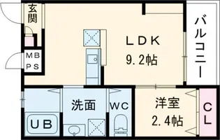 七道西町エヌエム・キャトフ・ヴァン・キャトルズ【3階】の間取り