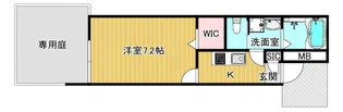 ラス・パルマス浜四條【1階】の間取り