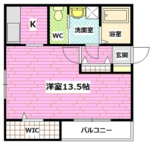 ブルートップ C棟【1階】の間取り