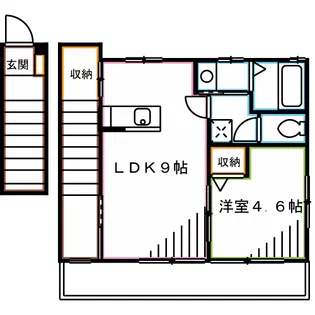 クレール【2階】の間取り
