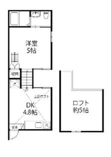 フラットワン南千住【2階】の間取り