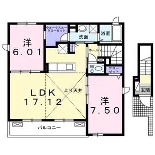 cherir【2階】の間取り