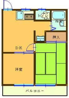 ビップ常盤II【1階】の間取り