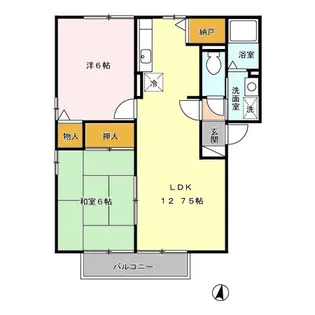 コート・ビレッジ【1階】の間取り