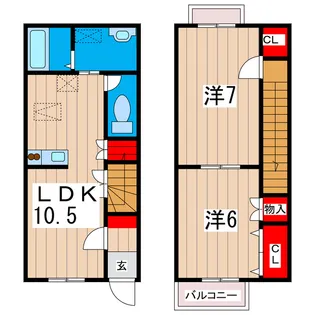 茨城県日立市東金沢町2【一戸建】の間取り