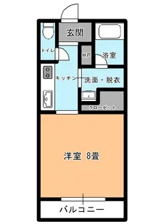 メゾンイッコク(2階)【2階】の間取り